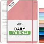 Best Daily Journal for Men & Women for Mindfulness, Productivity, Happiness & Self Care | Gratitude Journal, Affirmation Journal, Positivity Journal, Manifestation Journal, Self-Care Journal, Habit Tracker & Daily Journal with Prompts (Pink)