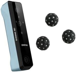 EinStar Portable Handheld 3D Scanner- Equipped with 3 Infrared VCSEL Projectors, 2 Stereo Depth Cameras & 1 RGB Camera, Art Scanner, 3D Scanners with Scanning Speed up to 14 FPS, Point Gap Up to 3mm