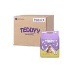 TEDDYY Baby Disposable Rapi-Soak Mats Changing Mats | Changing Pads | Baby Waterproof Pads | Breathable Underpads act as 100% Water Proof Bed Protector, Non Slip Backsheet, Size - 60 X 60 Cm (Pack of 6)