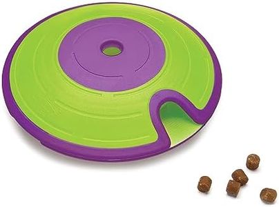 Outward Hound Nina Ottosson Dog Treat Maze Dog Puzzle Interactive Treat Puzzle Dog Enrichment Dog Toy, Level 2 Intermediate, Green
