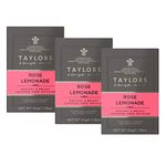 Taylors of Harrogate Rose Lemonade Tea 3 x 20 Individually Wrapped & Tagged Tea Bags