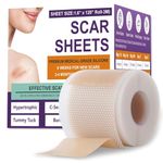 Silicone Scar Sheets,Silicone Scar Tape,Scar Tape for Surgical Scars,Silicone Scar Removal Strips for Surgical,C-Section,Tummy Tuck,Keloid Scars(1.6"X 120" Roll-3M) Keloid Bump Removal