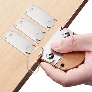 DRAXZOR Edge Banding Trimmer, 2025 Upgraded Wood Edge Band Cutter with Wooden Handle and Stainless Steel Blade, Professional Veneer Edge Trimmer Tool for Woodworking, Veneer, PVC