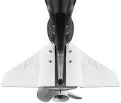 QuickMarine Boat Hydrofoil Stabilizer for Marine Outboard and Sterndrive Motors made of PA66 Plastic White