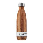 S'well Stainless Steel Water Bottle - 17 Fl Oz - Teakwood