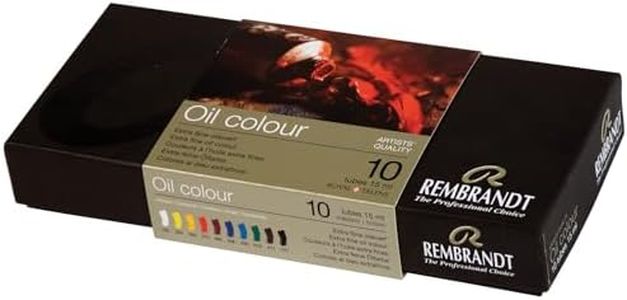Estuche profesional de óleo Rembrandt con 10 colores (tubos de 15 ml) | Colores al óleo de calidad artística