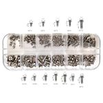 Easycargo 240pcs 12 sizes Laptop Screws Kit, Notebook Computer Replacement Screws Assortment Kit,M2 M2.5 M3, for Lenovo Toshiba Gateway Samsung HP IBM Dell Sony Acer Asus SSD Hard Disk SATA SSD M.2