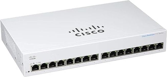 Cisco Business CBS110-16T-D Unmanaged Switch | 16 Port GE | Limited Lifetime Protection (CBS110-16T-D)
