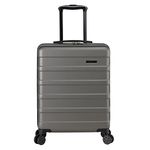 Cabin Max 55x40x20 cm Anode Cabin Suitcase, Built in Lock, Lightweight, 4 Wheels, Suitable for Ryanair, Easyjet, Jet 2 Paid Carry on (Graphite, 55 x 40 x 20 cm)