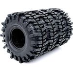 hobbysoul 4pcs RC 1.9 Mud Slingers Tyres Tires Height 4.72'' / 120mm Soft Sticky 1.9 Tires Tyres For 1/10 RC Crawler Traxxas TRX4 / Axial SCX10 90047 SCX10 III AXI03007 / Redcat Gen8 Upgrade