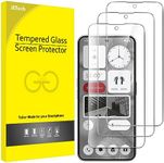 JETech Screen Protector for Nothing Phone 2 6.7-Inch, 9H Tempered Glass Film, Anti-Scratch, HD Clear, 3-Pack