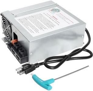 60 Amp RV Power Converter Compatible with PD9260C,PD9260CV and PD9200 Series,Intelligent Rv Converter/Charger for Lead Acid Battery,4 Stage Smart Charging,Intelligent Cooling Fan