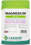 Lindens - Magnesium 500mg - 500 Tablets - UK Made, Reduces Tiredness & Fatigue, Supports Muscle & Nervous System Function - Bones & Teeth Health - Vegan, GMP & Letterbox Friendly