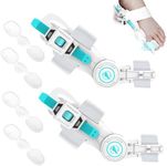 Kutain Upgraded Bunion Corrector for Women & Men, Orthopedic Bunions Correction with Non Slip Big Toe Straighteners, Adjustable Bunion Splint Suitable for Day/Night Feet Bunion Relief (2PCS)