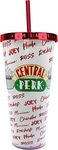 Spoontiques Central Perk Foil Cup w/Straw