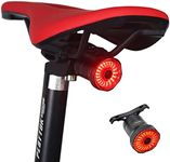 PLATTBK Bike Taillights Smart Sensing Brake Light Auto On/Off Bicycle Rear Ligths Type-c Rechargeable IPX6 Waterproof Daytime/Night Riding Red Safety Warning Back Tail Light