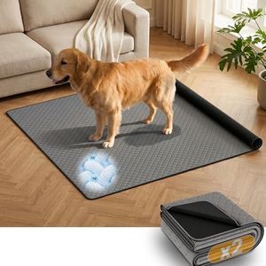 PetDance 【Silver-Ion Infused Fabric】 Clean & Odor Control Washable Pee Pads for Dogs, 【2S Blazing Fast Absorption】 Dog Training Pads for Crate, Sofa, Feeding Area, 36" x 41" , 2 Packs