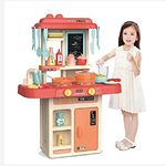 Indian Lifestyle 36 Piece Kitchen Set Automatic Water Cycle System Kitchen Play Sink Toys for Girls 3 Years Old,Kitchen Sink Toy Set for Kids Girls (R42)