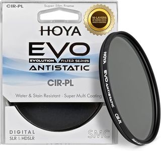 Hoya EVO Antistatic 105mm Circular Polarizer — Premium Optical Glass w/ 16-Layer SMC, 5mm Low-Profile Aluminum Frame - Stain & Scratch Resistant Polarizing Filter to Enhance Clarity & Vibrant Colors