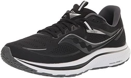 Saucony Men's Omni 21 Sneaker Black/White 9.5