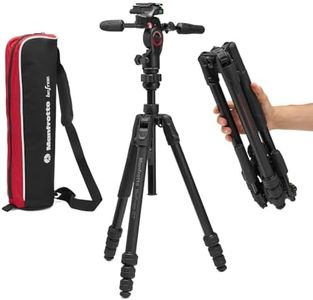 Manfrotto Befree GT PRO 4-Section Aluminum Travel Tripod with 3-Way Pan/Tilt Head, Black