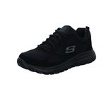 Skechers Burns Agoura, Men's Low-Top Sneakers, Black, 8 UK