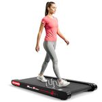 Sparnod Fitness WalkyShaky Vibration Walking Pad Treadmill for Home Use – Under Desk Treadmill with 4 Vibration Massage Modes, 2.5HP Motor, 120kg Capacity
