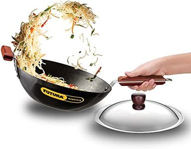 Hawkins Futura Stir-Fry Wok 3 Litre with SS Lid and Induction Compatible Base
