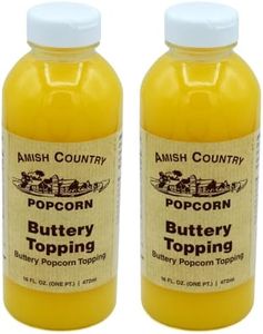 Amish Country Popcorn | Buttery Popcorn Topping - 2-16 oz Bottles | Old Fashioned, Non-GMO and Gluten Free (2-16 oz Bottles)