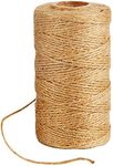 AUERVO 100M Natural Jute Twine, 3 Ply Garden String Brown Twine For DIY Crafts Decoration Gift Wrapping Bundling Gardening