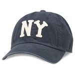 American Needle New York Black Yankees Nationals League - Mens Archive Snapback Hat, O/S, Navy