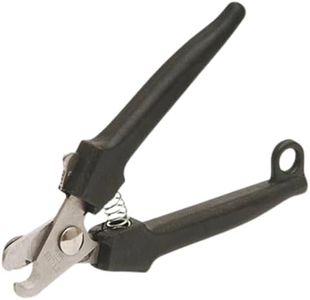 Jeffers Pet Nail Clippers – Small Thin Blade, Plier Style Grooming Tool for Dogs & Cats, Stainless Steel Trimmer with Stopper Tap Screw, Spring Loaded Handle, Professional Pet Nail Clipper, Black