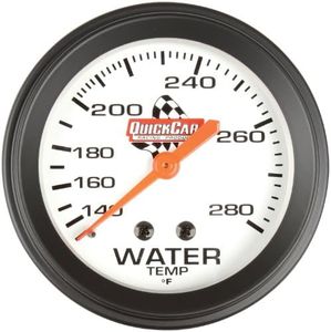 QuickCar Racing Products 611-6006 2-5/8" Diameter Water Temperature Gauge