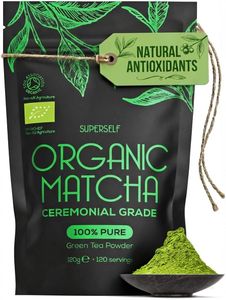SuperSelf Organic Matcha Powder 120g – Premium Japanese Green Tea