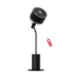 NUUK HALO v2 3D Air Circulation Tower Fan with Mood Lamp | Super Silent Remote Controlled Standing BLDC Fan | 12 Wind Speeds & 4 Fan Modes | 120˚ Horizontal & 90˚ Vertical Oscillation | 3 NIDEC Motors