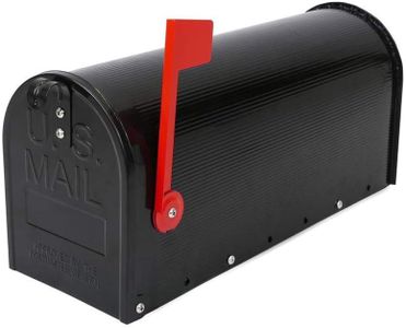 Mailbox Letterbox Black US Style Vintage American Mail Letter Box