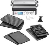 Braun MultiGrill 9 CG9047, 3-in-1 Contact Grill, BBQ & Oven, Large Grill Surface (16 Burgers), 2000 W, 250°, Dishwasher Safe (Plancha, Waffle & Grill), Grease Tray, Electric Grill Indoor