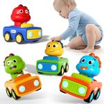 ALASOU Dinosaur Car Baby Toys for 1 2 Year Old Boy|First Birthday Gifts for Toddler Toys Age 1-2|1 2 Year Old Boy Birthday Gift|Stocking Stuffers for Toddlers 1-3