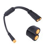 Alomejor Electric Bike Cable Waterproof Y Splitter 1 to 2 Cable with 3 Pin Connector for BBS01/BBS02/BBSHD Shift Sensor Brake