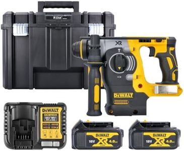 DeWalt DCH273N 18V Brushless SDS+ Rotary Hammer Drill with 2 x 4.0Ah Batteries & Charger in Case