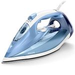 Philips Azur Steam Iron with 180g Steam Boost, 2400W & SteamGlide Soleplate – Blue/White – GC4532/26