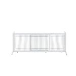 Richell Freestanding Pet Gate, Large, Origami White