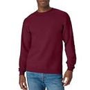 Hanes EcoSmart Fleece, Cotton-Blend Pullover, Crewneck Sweatshirt for Men (1 Or 2 Pack), Maroon - 1 Pack, XX-Large