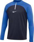 NIKE DH9230-451 M NK DF ACDPR DRIL TOP K Jacket Men's Obsidian/Royal Blue/White Size L