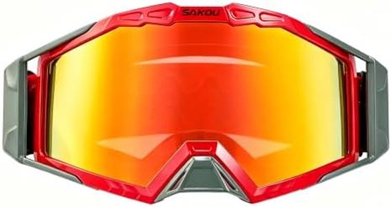 SAKOU Dirt Bike ATV Motocross Goggles for Adult Men Women