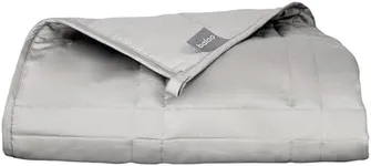 Baloo Weighted Comforter for Adults (Silver Safe - 25lbs 80"x87" - King Size) | Cooling & 100% Cotton Material | with Glass Microbead Fill