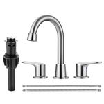 Lavatory Faucet With Drain Assemblies