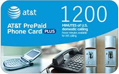 AT&T 1200 Minute Prepaid Phone Card (Calling Card)