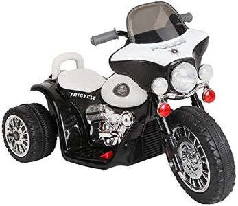 Rigo Kids Ride-On Motorbike Motorcycle Toy, Black White