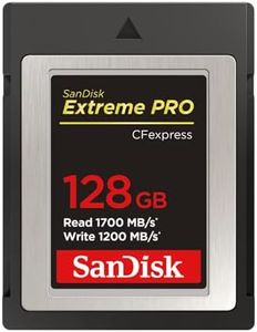 SanDisk Extreme PRO SDCFE-128G-GH4NN CFexpress Type B 128GB Maximum Read Speed 1700MB/s